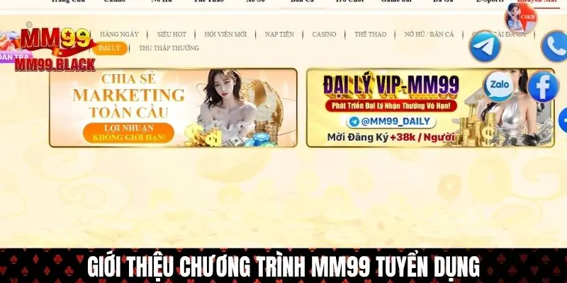 Giới thiệu chương trình chia sẻ và tuyển dụng MM99